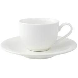 ESPRESSOTASSE MIT UNTERTASSE New Cottage Basic weiß 50 ml