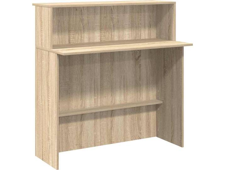 vidaXL Empfangstresen Sonoma-Eiche 100 x 50 x 103,5 cm Holzwerkstoff