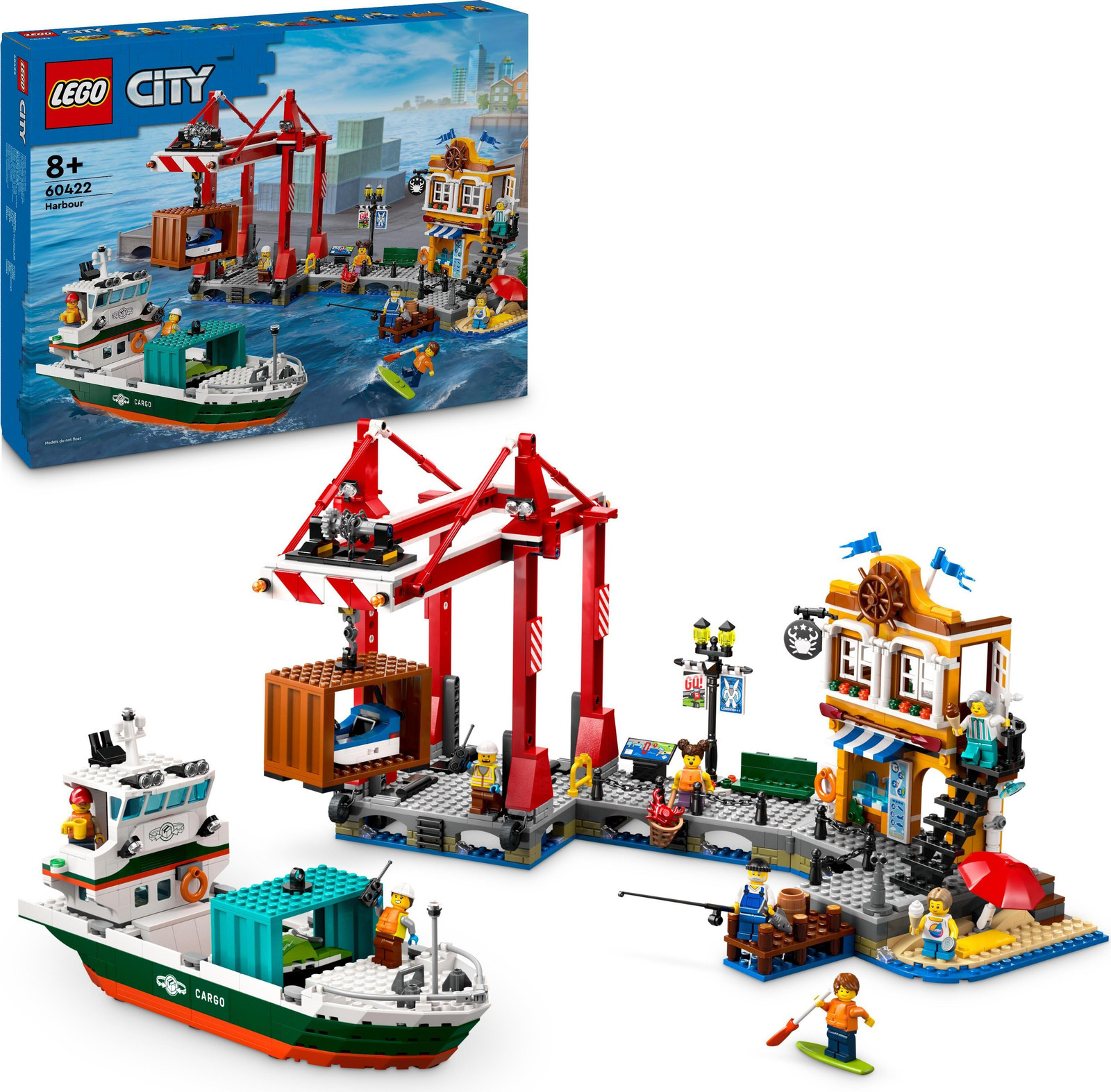 LEGO City Haven en vrachtschip 60422