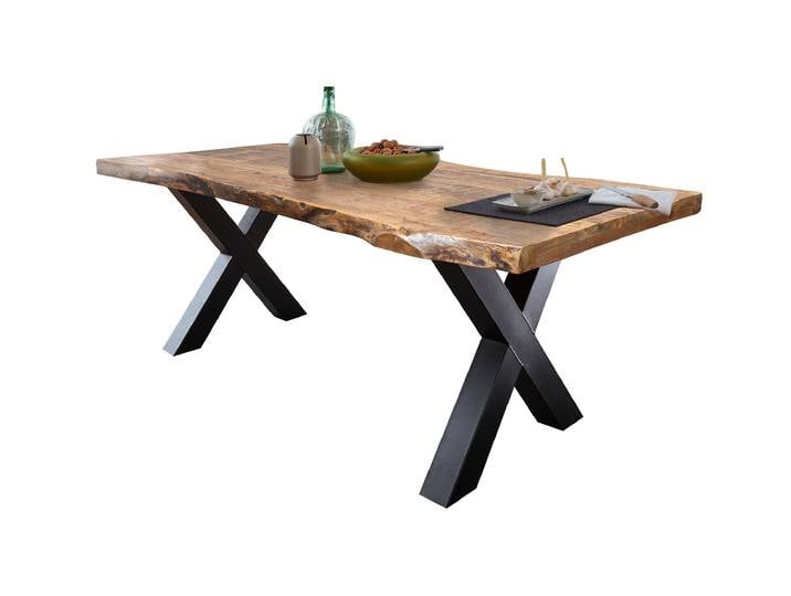 Esstisch Baumkantentisch 140 cm massiv Mango - TOMASO