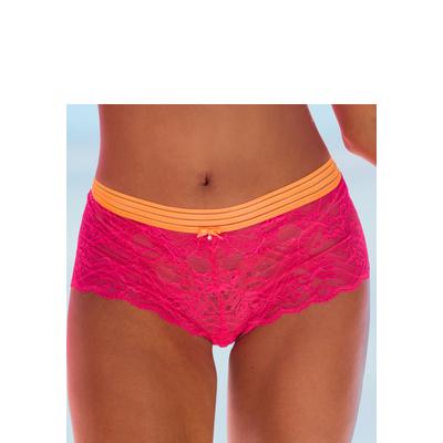 Panty VIVANCE, Damen, Gr. 44/46, pink, Spitze, Obermaterial: 88% Polyamid, 12% Elasthan, Unterhosen Panty, aus elastischer Spitze mit modischen Kontrastfarben