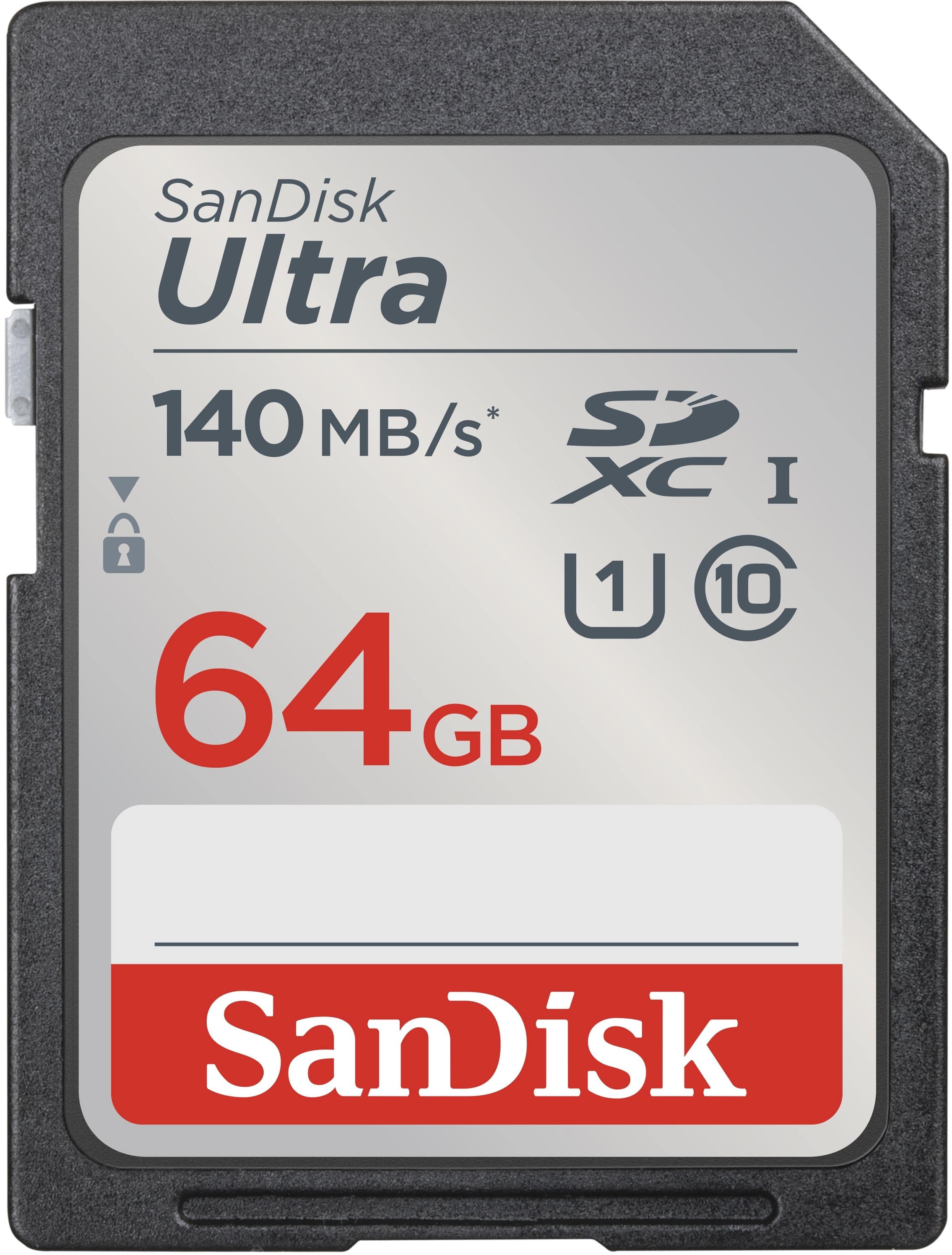 Sandisk SDXC Speicherkarte 64 GB Class 1 (U1) Klasse 10 Ultra U1