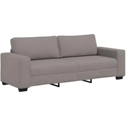 vidaXL 3-Sitzer-Sofa Taupe 220x77x82 cm Stoff