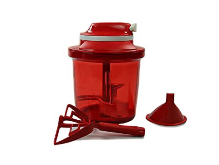 Tupperware Extra-Chef Supersonic 1,35 L Rot Zerkleinern NEU 38455