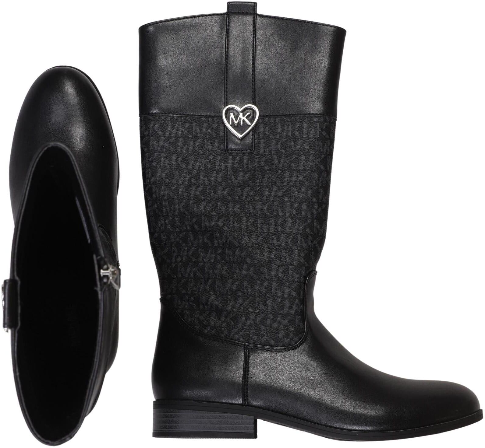 Michael Michael Kors Damen Stiefel, Schwarz, Gr. EU 37, Kunstleder - Second Hand