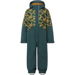 Vaude, Jungen, Skijacke, Kid's Snow Cup Overall II (104), Blau, Grün, 104