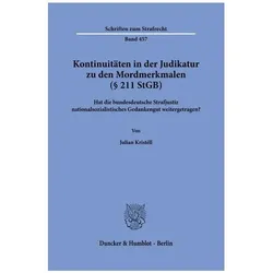 Kristéll:Kontinuitäten in der Judikatur, Fachbücher von Julian Kristéll