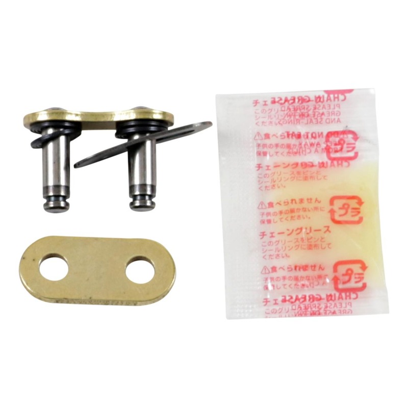 Attache rapide RK MXU pas 520 or à clip avec joints toriques