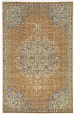 Gracewood Hollow Wool Vintage Medallian Oriental Area Rug