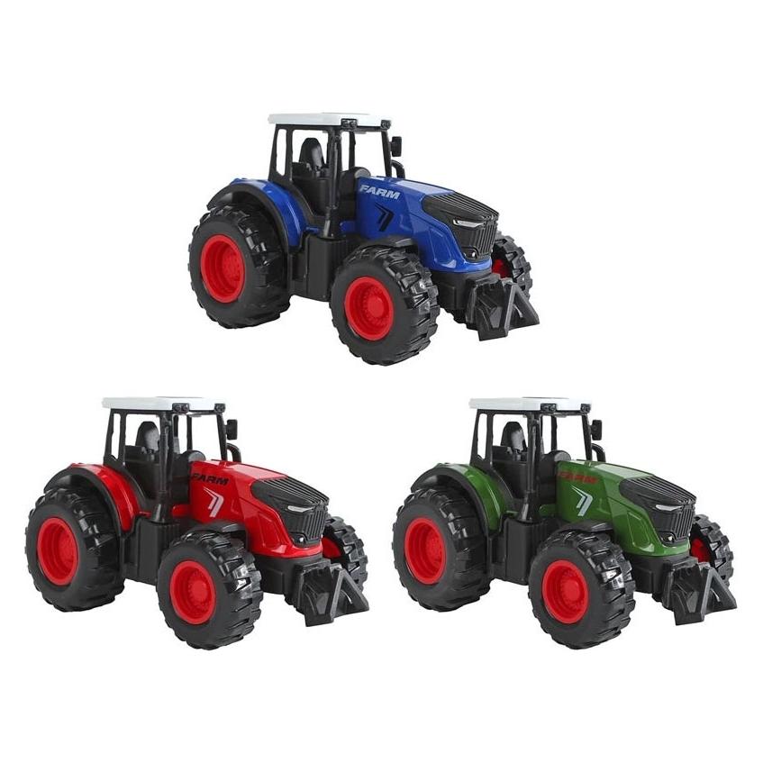 Kids Globe Farming Globe Metalen Traktor für Kinder zum Zurückziehen - 12 cm (76527163)
