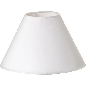 Rayher Lampenschim 2303102, konisch, weiß, Ø 30 cm, aus Stoff