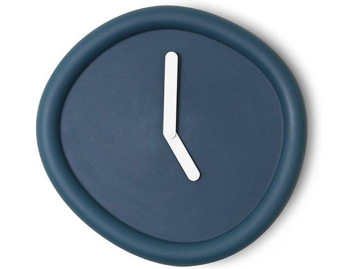 Werkwaardig Round Clock - Wandklok - Dikke wijzers - Diepblauw