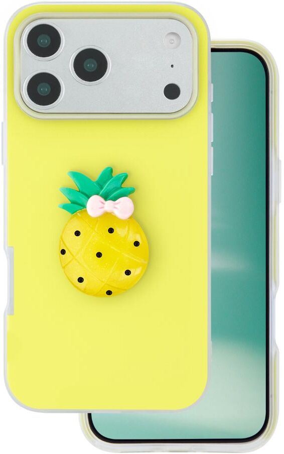 iPhone 17 Pro TFO 3D Frugt Case - Ananas