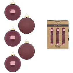 24 Weihnachtskugeln Glas 3cm Christbaumkugeln Weihnachtsbaumkugeln Weihnachten Christbaumschmuck Weihnachtsbaumschmuck Dusty Rose