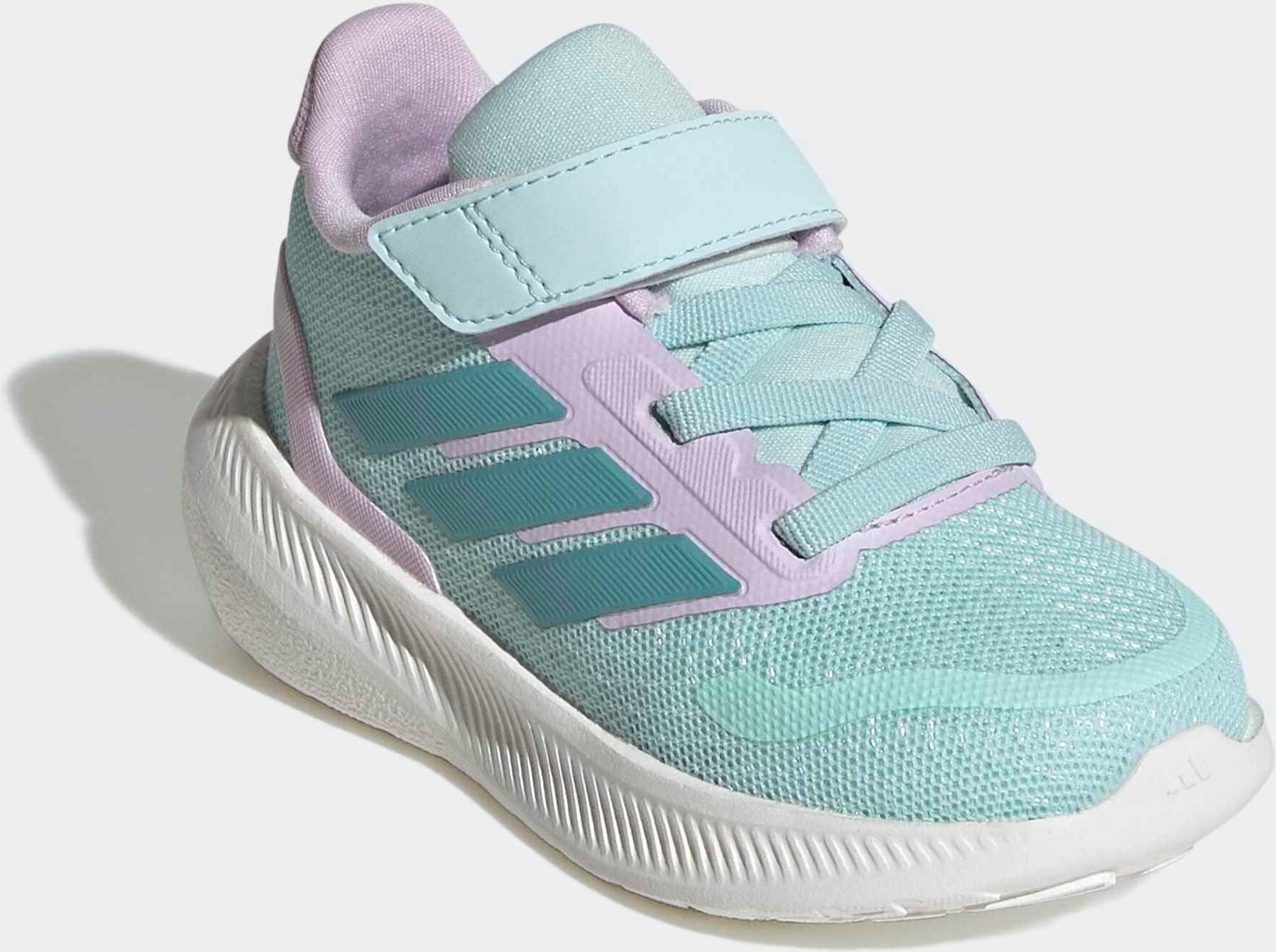 Sneaker ADIDAS SPORTSWEAR "RUNFALCON 5 KIDS", Kinder, Gr. 21, bunt (halo mint, mint ton, ice lavender), Synthetik, Textil, Schuhe Sneaker, mit Klettverschluss halo mint, mint ton, ice lavender 21