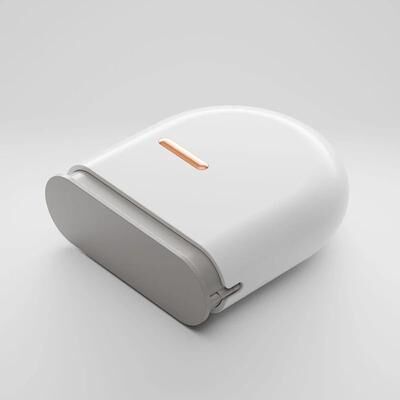 Uplifted Finds Portable Mouth Guard Box   Professional Retainer & Denture Storage Case   High Fidelity Teeth Aligner Braces Organizer white
