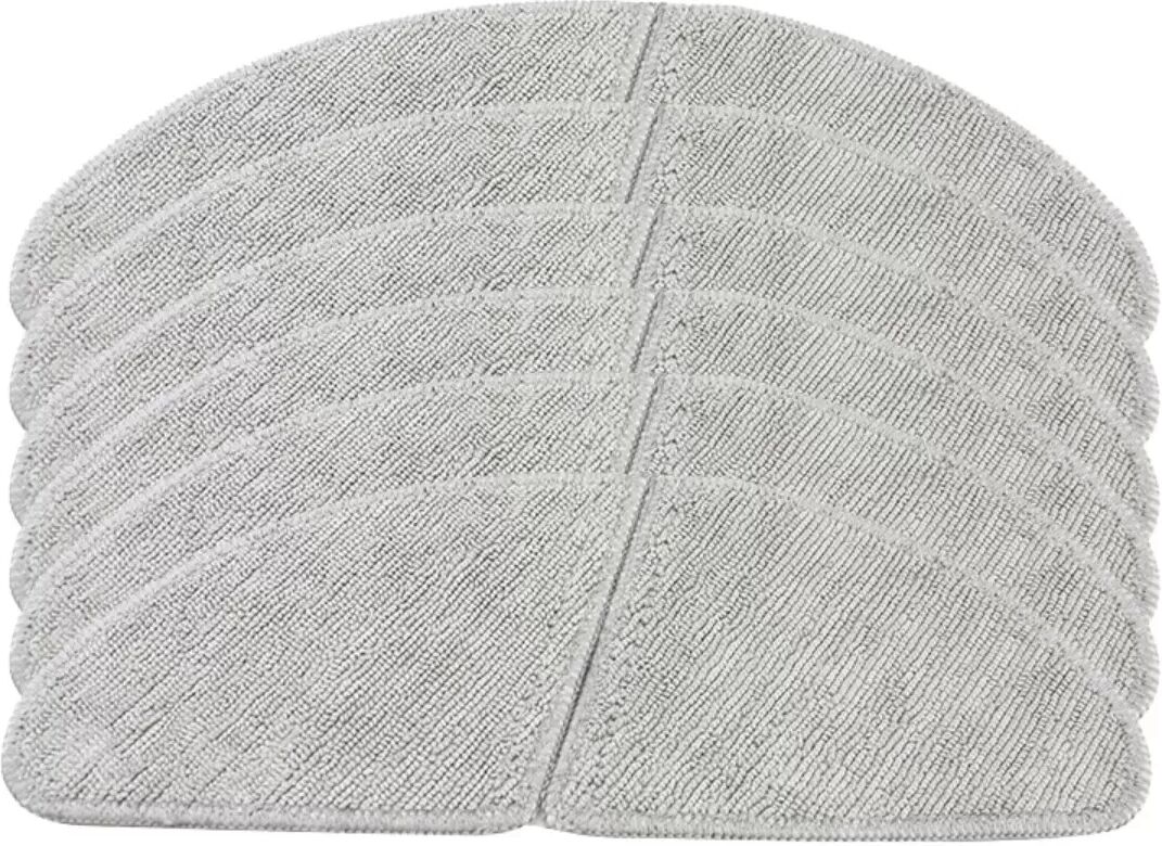 INF 6er-Pack Mop-Tücher kompatibel mit Midea Roboterstaubsauger - Waschbare Polyester-Nylon Ersatzpads für M7pro, M7Max, S8/S8+