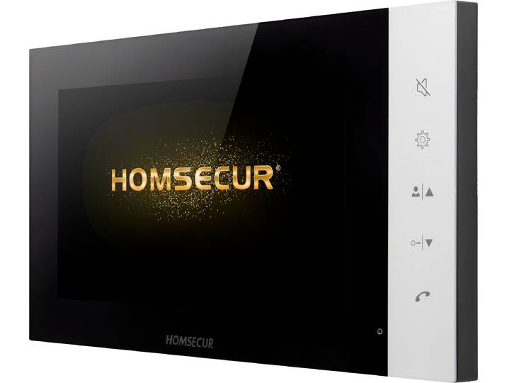 Moniteur intérieur HOMSECUR BJT13 avec écran HD 7 pouces pour vidéophone, interphone et sonnette