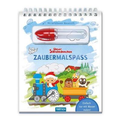 Trötsch Unser Sandmännchen Zaubermalspaß mit Wasserstift, von , Trötsch Verlag GmbH & Co. KG, 978-3-9880212-8-1