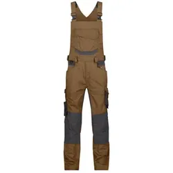 Tronix Arbeitslatzhose mit Stretch und Kniepolstertaschen, lehmbraun/anthrazit, Schrittlänge Standard, Größe 44 - lehmbraun/anthrazitgrau - 44