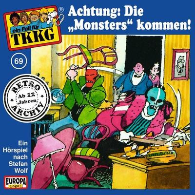TKKG - Folge 69: Achtung: Die 'Monsters' kommen! - H.G. Francis,Stefan Wolf, Audio, 4064066630942