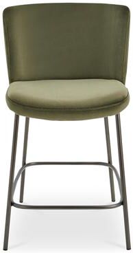 "NADAAL STUDIOS Amaris, Counter Stool With Performance Fabric - 21.7""W x23.4""D x37.4""H"