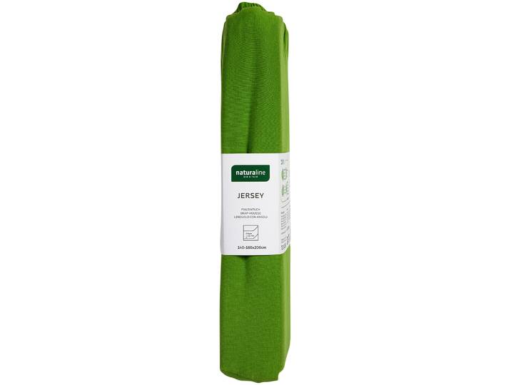 Naturaline Textil Bio Fixl. Jersey 160x200 kiwi