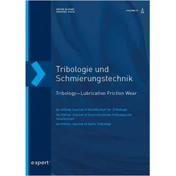 Tribologie und Schmierungstechnik 71, 4 (2024), Fachbücher von Manfred Jungk