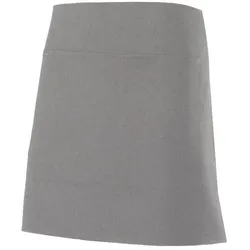 Kurze Schürze mit Tasche ⚥ Grey-Marl One Size