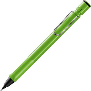 Lamy Druckbleistift safari 113, grün, Kunststoff, HB, mit Radiergummi, Strichbreite 0,5 mm