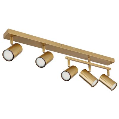 GLOBO LIGHTING Deckenstrahler "ROBBY", gold (goldfarben), H: 35cm, 1 Stk., Leuchten, Deckenspot, GU10 Fassung, Wohnzimmer, Flur, Deckenstrahler
