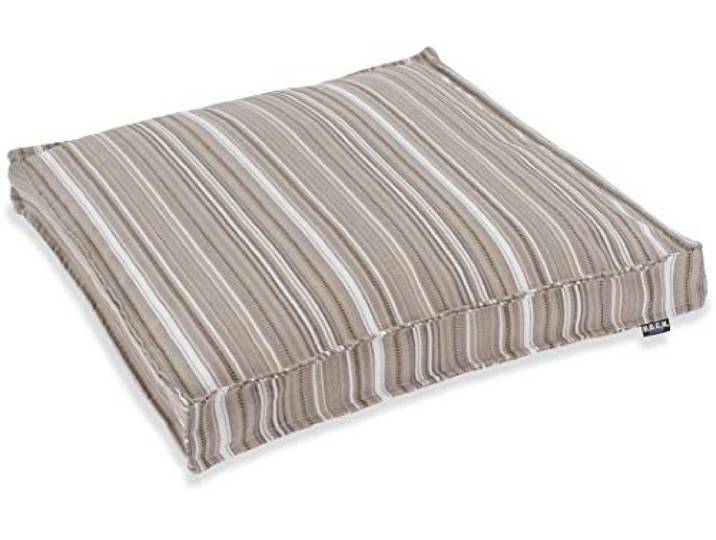 H.O.C.K. Yucatan Outdoor Sitzkissen CLOU Stuhlkissen für den Garten, wasserabweisend/lichtecht (6-7) (50x50x5cm, Beige)
