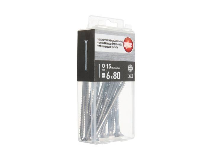 SK Universalholzschraube Inox T30 × 80 mm
