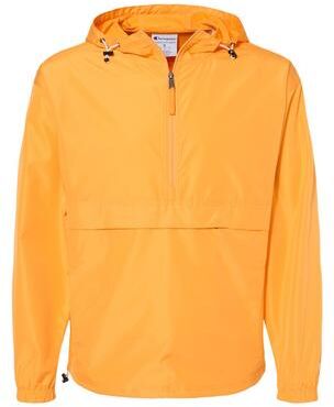 Champion CO200 Packable Anorak Jacket in Gold size Large   Polyester