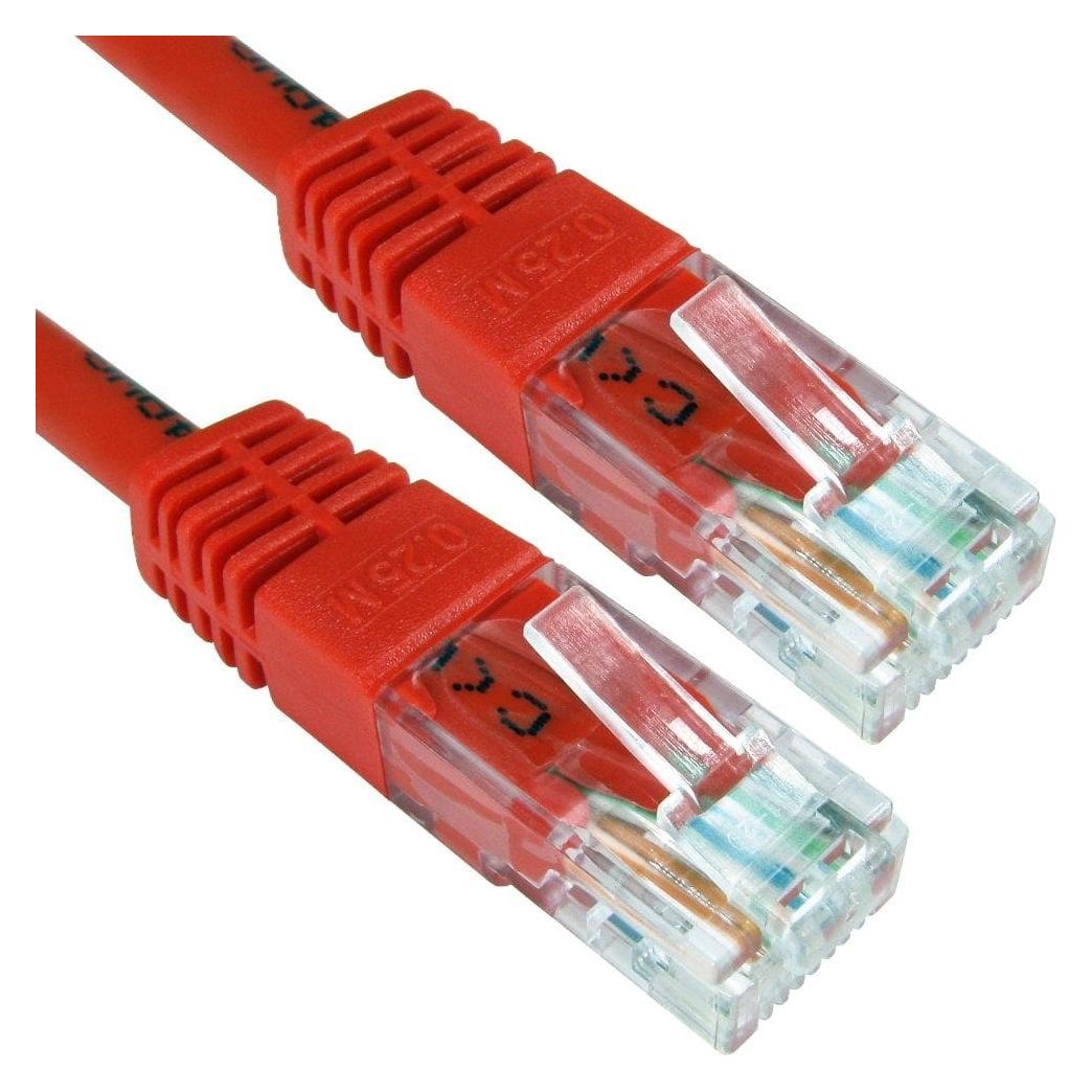 Cables Direct 0.15mtr CAT 6 Red (CAT6, 0.15 m) (ERT-600-STR)