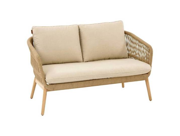Canapé de jardin Orissa 2 places beige