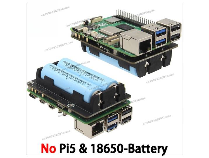 Carte d'extension de gestion de l'alimentation UPS pour X1200 Raspberry Pi 5 18650, Module d'alimentation sans interruption