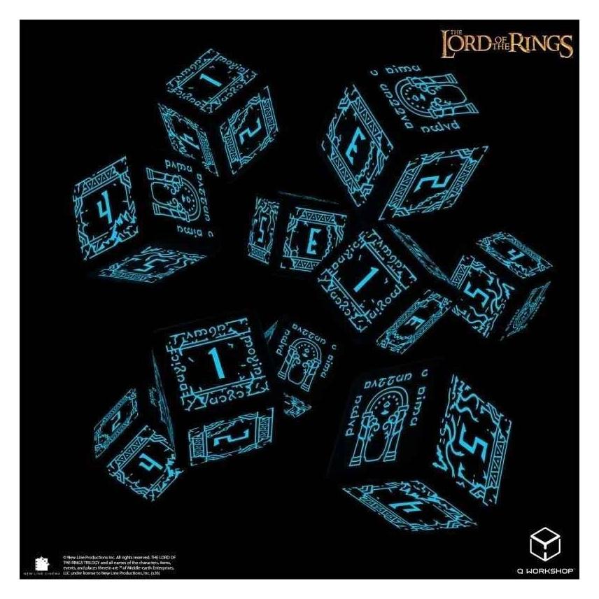 Q Workshop The Lord of the Rings: Moria 10xD6 Dice Set (437531)