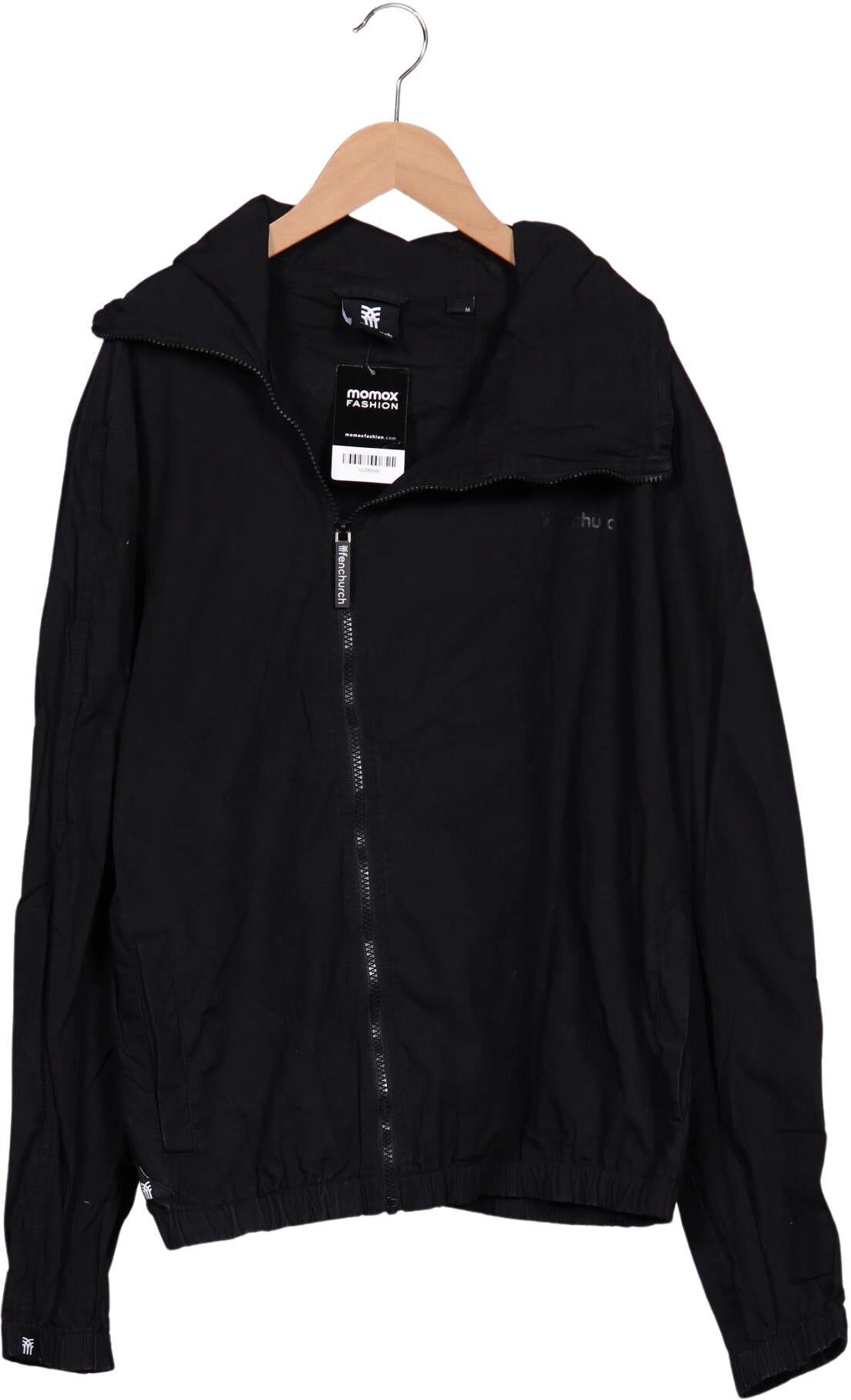 Fenchurch Herren Jacke, Schwarz, Gr. M, Baumwolle - Second Hand
