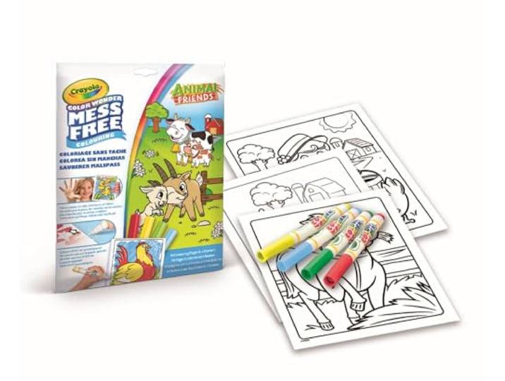 CRAYOLA - Kleurset Color Wonder Amigos van de boerderij, gesorteerd (75-2817)