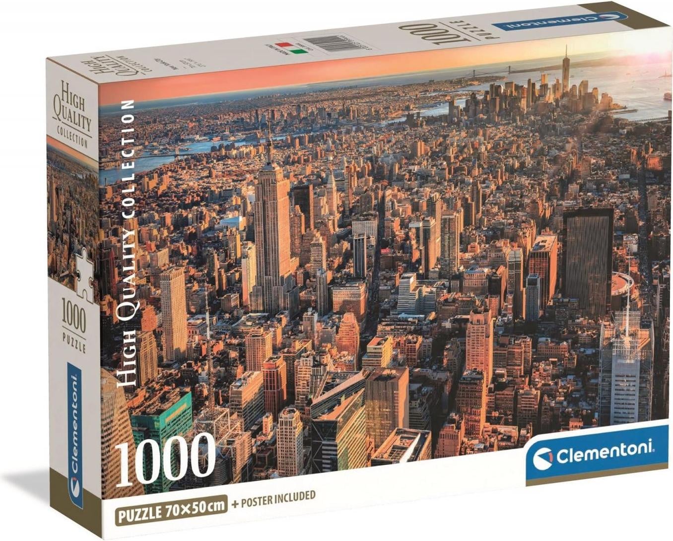 Clementoni Puzzel 1000 stukjes New York City
