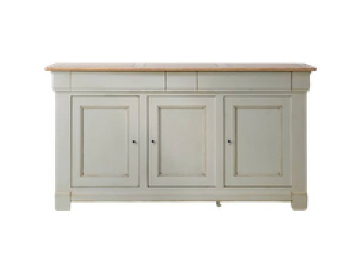 Buffet bois massif 3 portes 3 tiroirs 190 cm Embellie