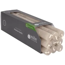 2x müller Kerzen, Kerzen, Polar Stabkerze 250/22mm, einzeln (9 Stk.)