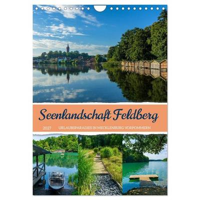 Seenlandschaft Feldberg (Wandkalender 2027 DIN A4 hoch), CALVENDO Monatskalender