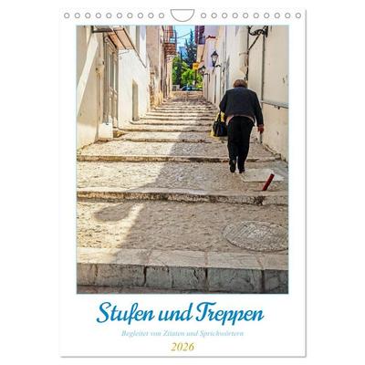 Treppen und Stufen (Wandkalender 2026 DIN A4 hoch), CALVENDO Monatskalender