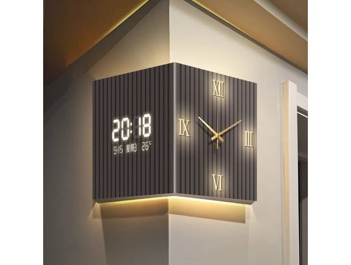 Horloge murale moderne décorative Led horloge numérique grandes températures horloges bureau intérieur calendrier horloges esthétique chambre décor