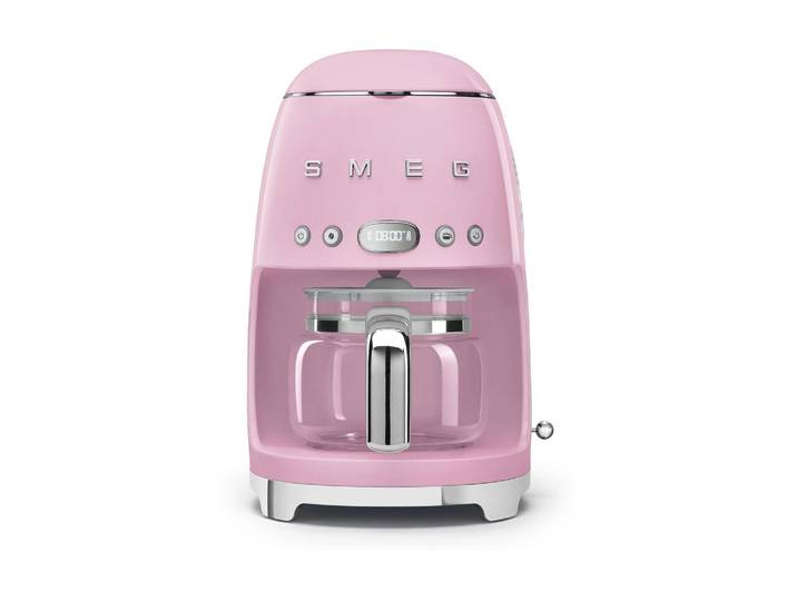 SMEG Filterkaffeemaschine DCF02PKEU , rosa (cadillac pink), 1,25 l, 10, Kaffeemaschinen, Filterkaffeemaschine