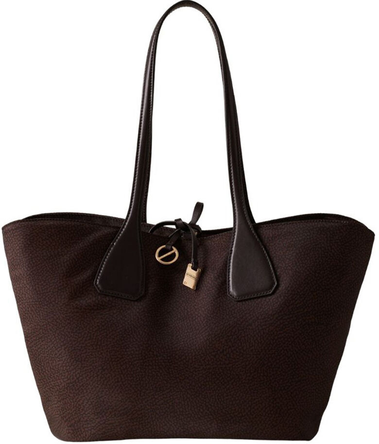 BORBONESE BORSA SHOPPING MEDIUM donna cioccolato 91010213AH1219 TU