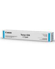 Canon 034 Cyan Original Tonerpatrone für ImageCLASS MF810Cdn MF820Cdn imageRUNNER C1225 C1225iF (9453B001)