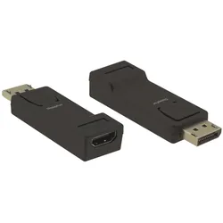 Kramer AD-DPM/HF/RING - Videoadapter - DisplayPort männlich zu HDMI weiblich - 1080p-Unterstützung (DisplayPort, HDMI), Video Adapter, Schwarz